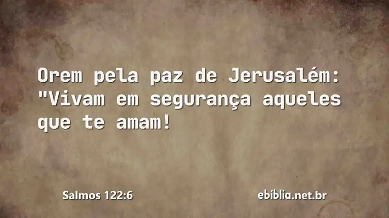 Salmos 122:6