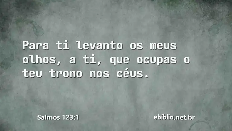 Salmos 123:1