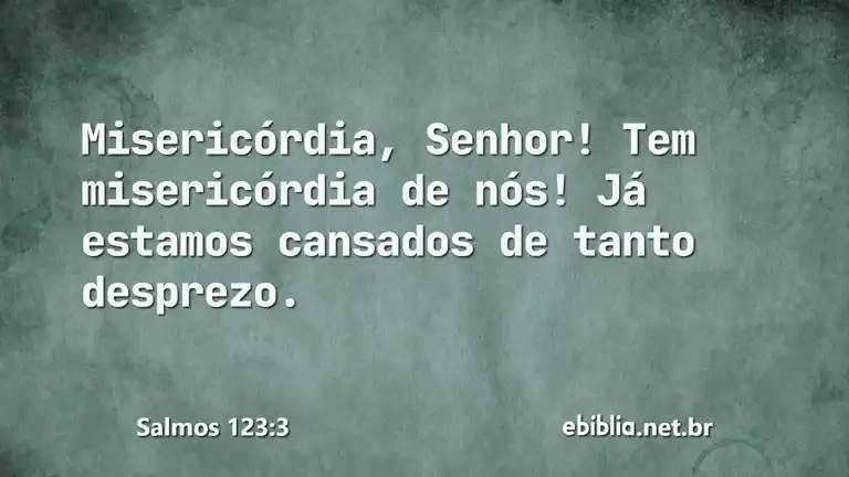 Salmos 123:3