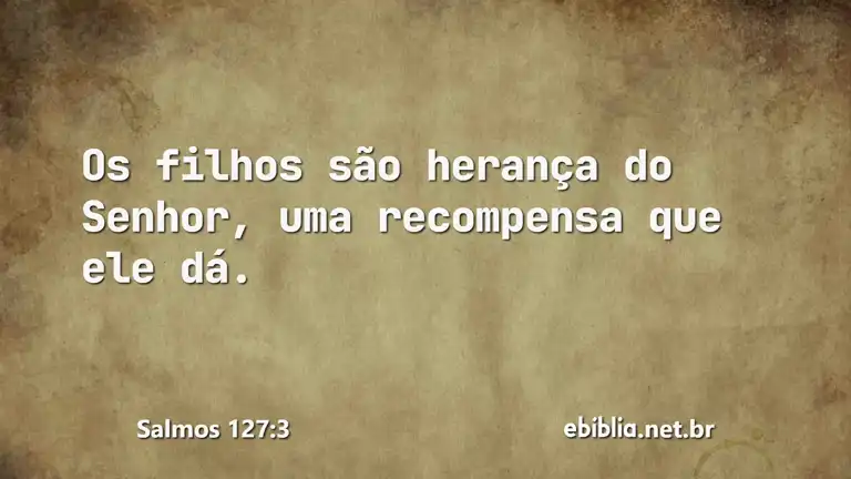 Salmos 127:3