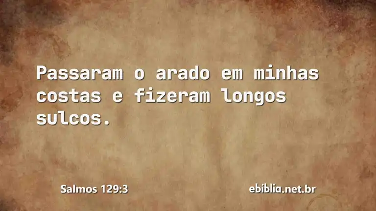 Salmos 129:3