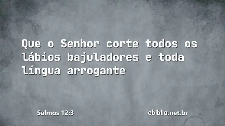 Salmos 12:3