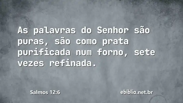 Salmos 12:6