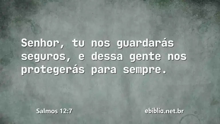 Salmos 12:7