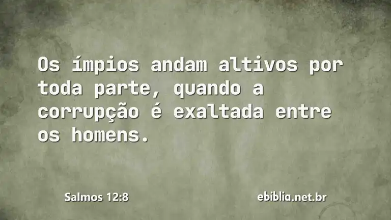 Salmos 12:8