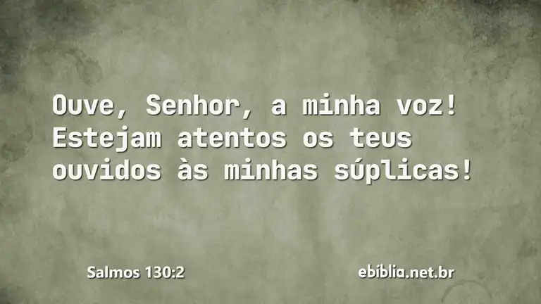 Salmos 130:2