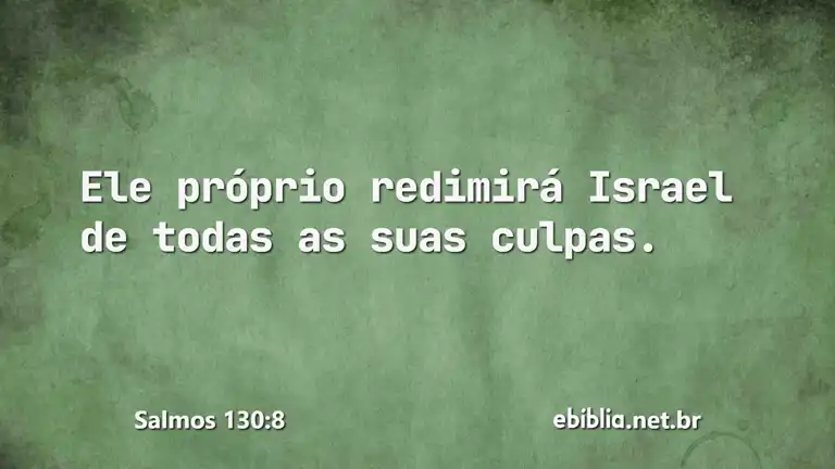 Salmos 130:8