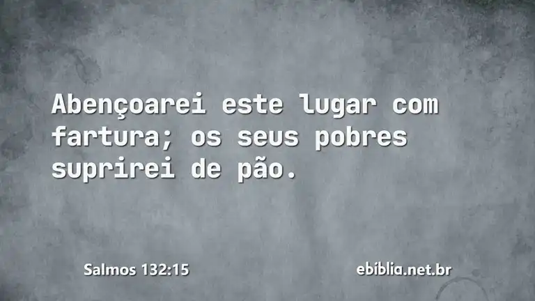 Salmos 132:15