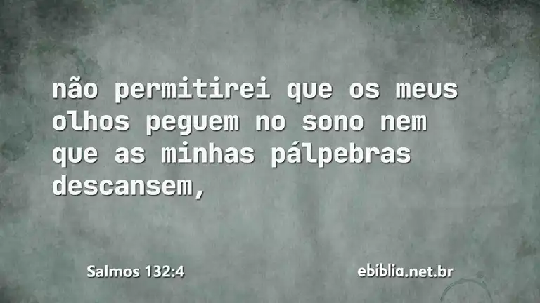 Salmos 132:4