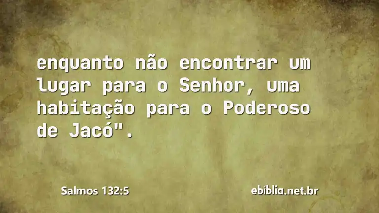 Salmos 132:5