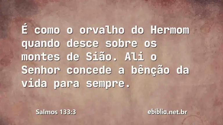 Salmos 133:3