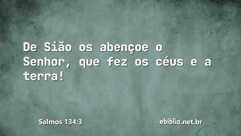 Salmos 134:3