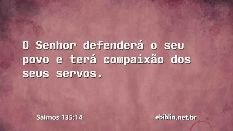 Salmos 135:14