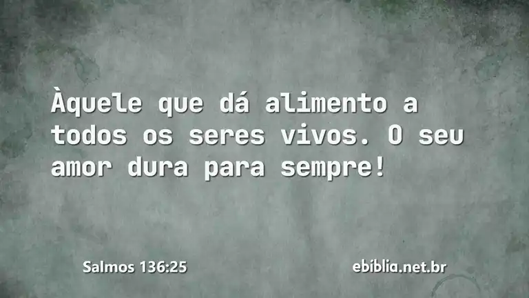 Salmos 136:25