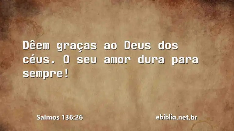 Salmos 136:26