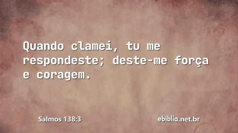 Salmos 138:3