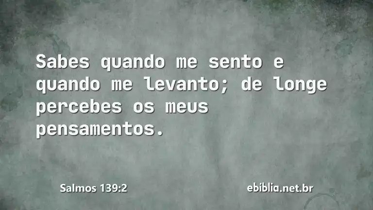 Salmos 139:2