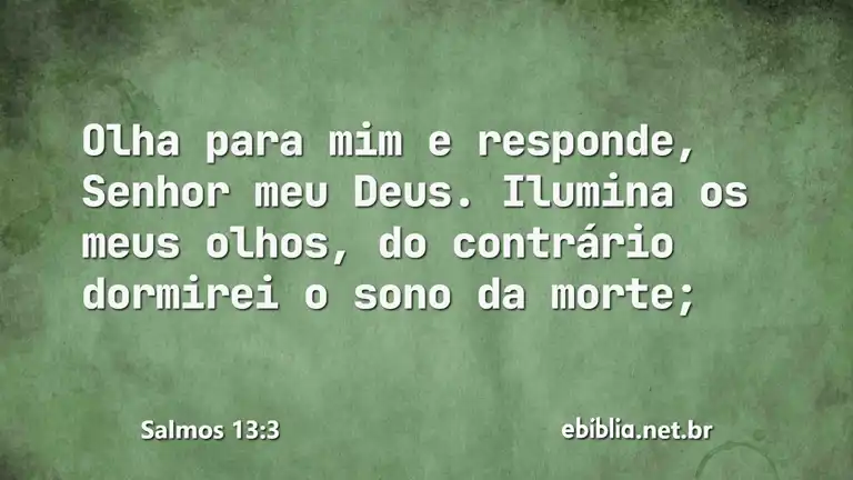 Salmos 13:3