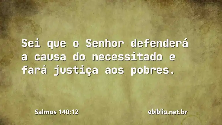 Salmos 140:12