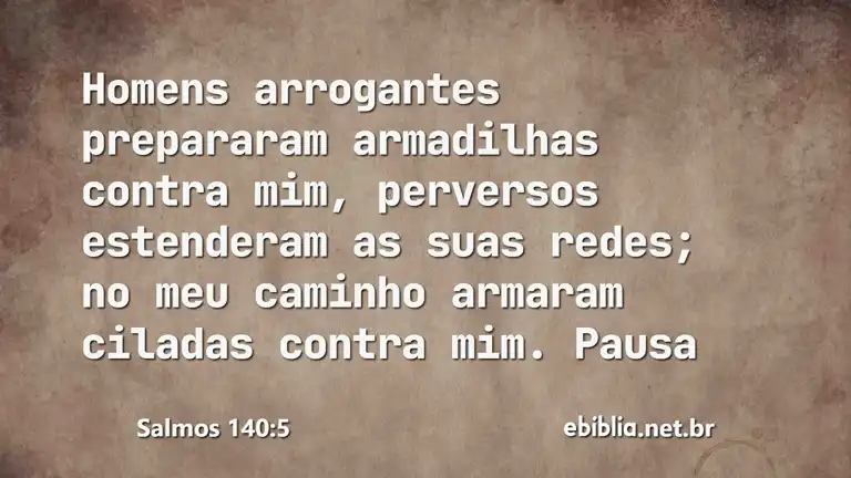 Salmos 140:5