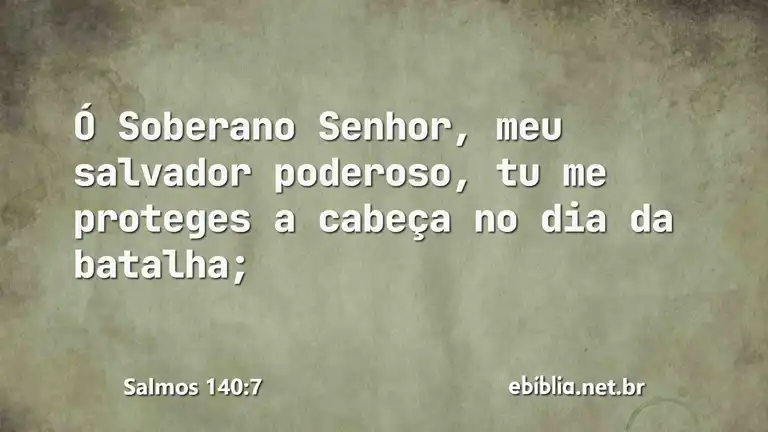 Salmos 140:7