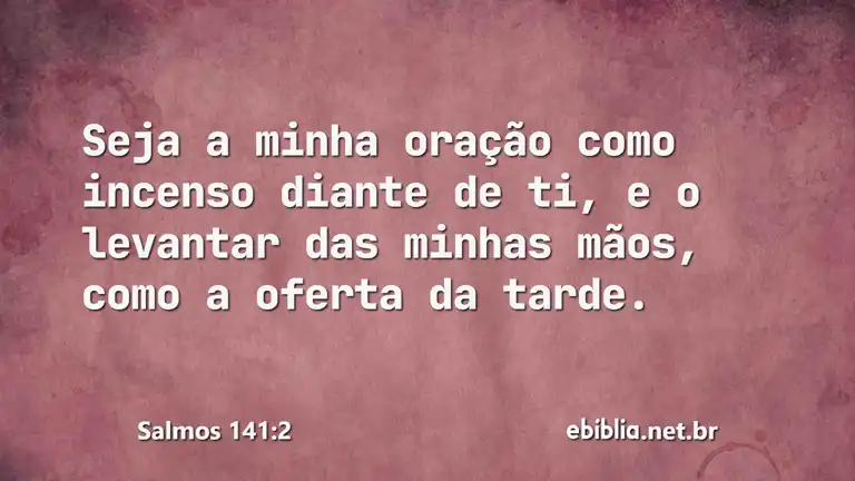 Salmos 141:2