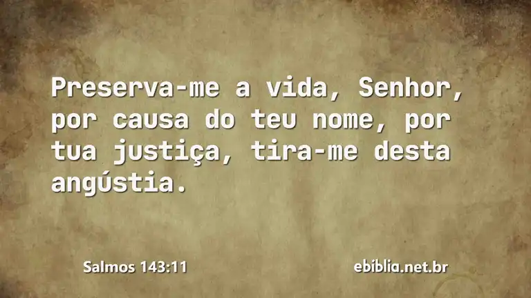 Salmos 143:11