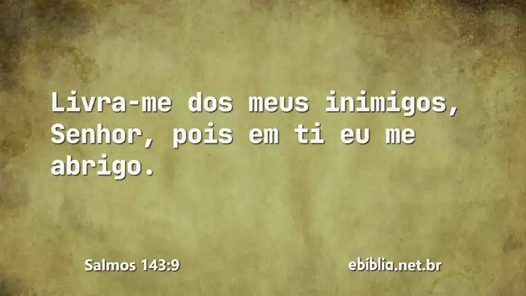 Salmos 143:9