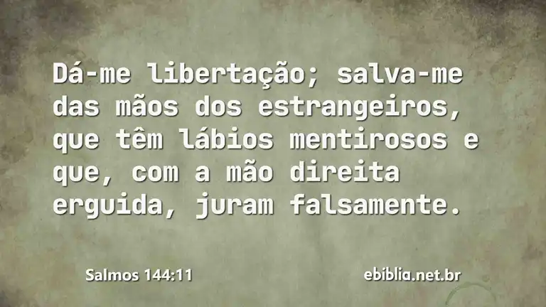 Salmos 144:11