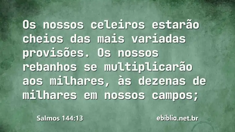 Salmos 144:13