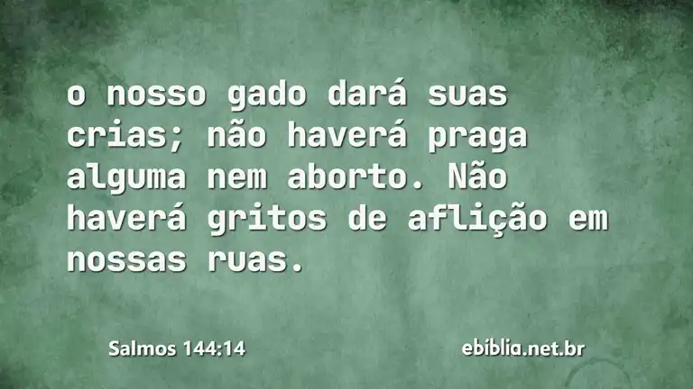 Salmos 144:14