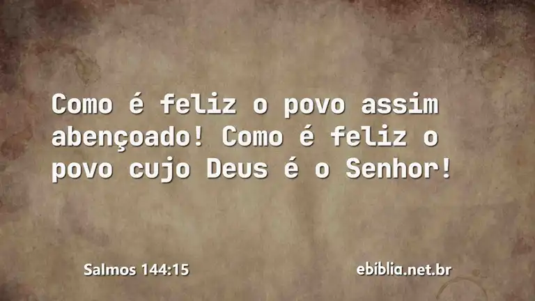 Salmos 144:15