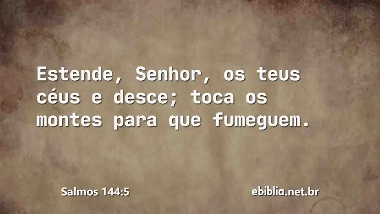 Salmos 144:5