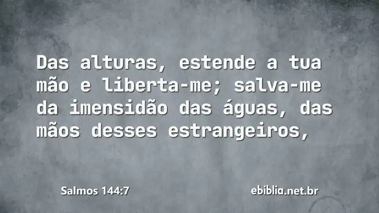 Salmos 144:7