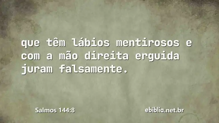 Salmos 144:8