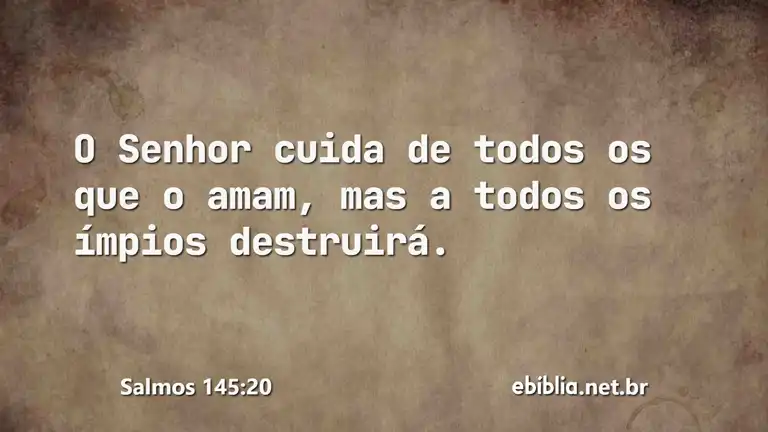 Salmos 145:20