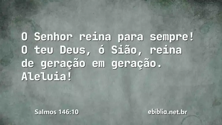 Salmos 146:10