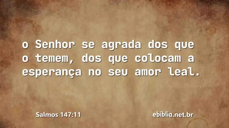 Salmos 147:11