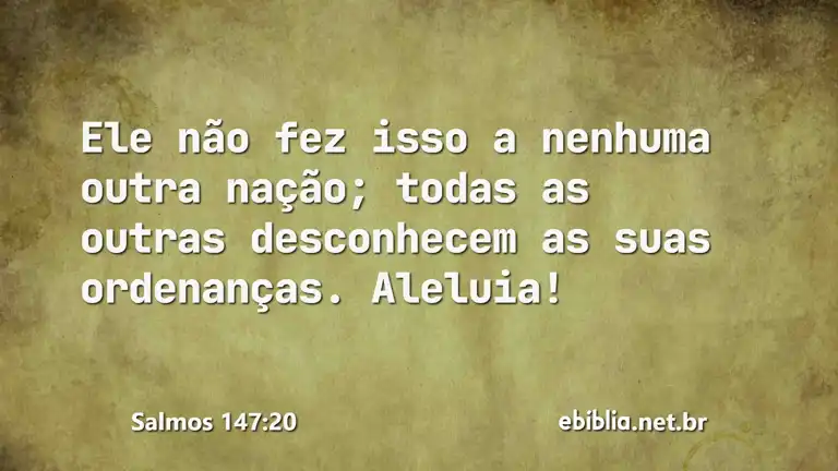 Salmos 147:20