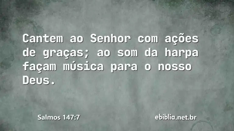 Salmos 147:7