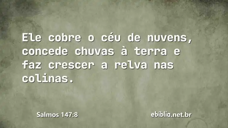 Salmos 147:8