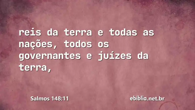 Salmos 148:11