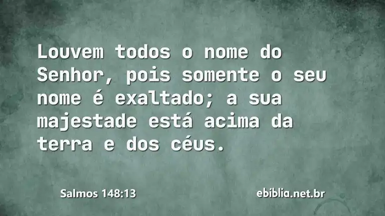 Salmos 148:13