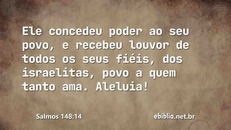 Salmos 148:14