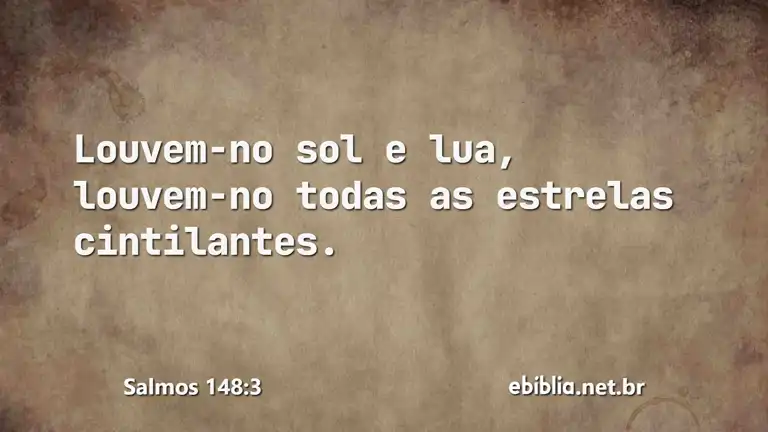 Salmos 148:3