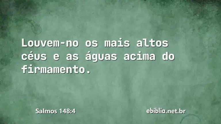 Salmos 148:4