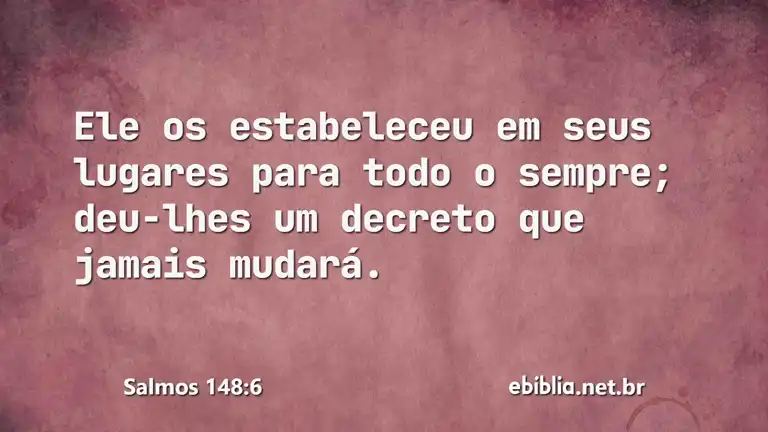 Salmos 148:6