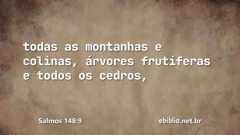 Salmos 148:9