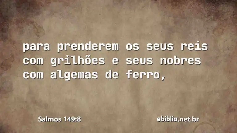 Salmos 149:8