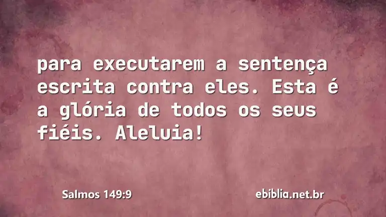 Salmos 149:9